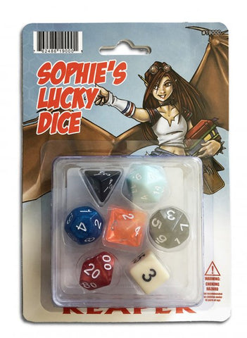 Pizza Dungeon Dice - Sophie's Lucky Dice Set