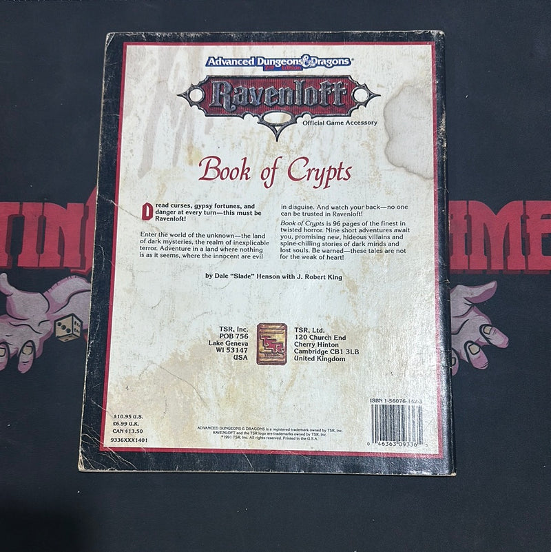 Advanced Dungeons & Dragons 2E: Ravenloft - Book of Crypts