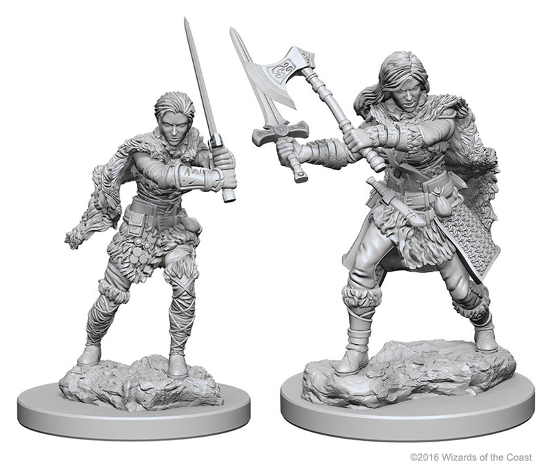 Nolzur's Marvelous Miniatures: Human Female Barbarian (unpainted)