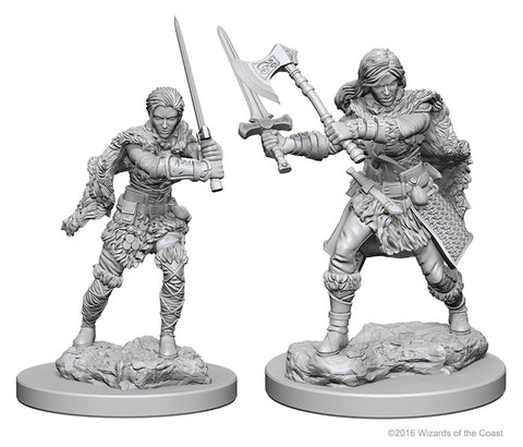 Nolzur's Marvelous Miniatures: Human Female Barbarian (unpainted)