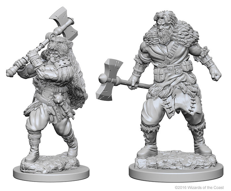 Nolzur's Marvelous Miniatures: Human Male Barbarian (unpainted)