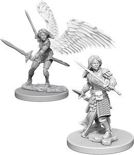 Nolzur's Marvelous Miniatures: Aasimar Female Paladin (unpainted)