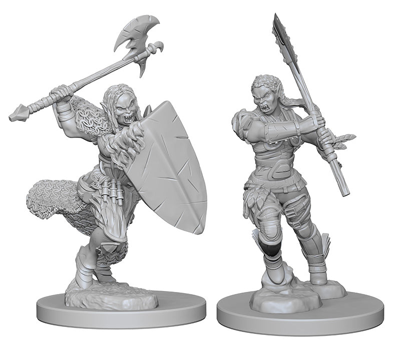 Pathfinder Battles Deep Cuts: Half-Orc Female Barbarian (unpainted)