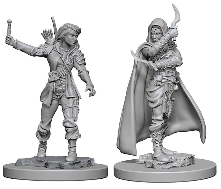 Pathfinder Battles Deep Cuts: Human Female Rogue (unpainted)