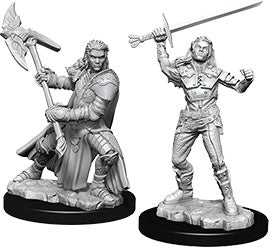 Nolzur's Marvelous Miniatures: Half-Orc Female Fighter (unpainted)