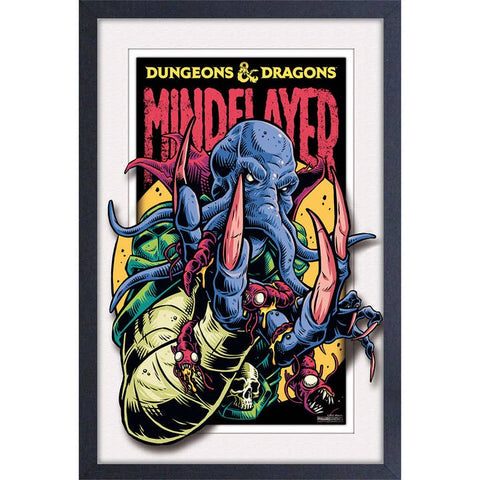 D&D Framed Poster: Mindflayer Plexi