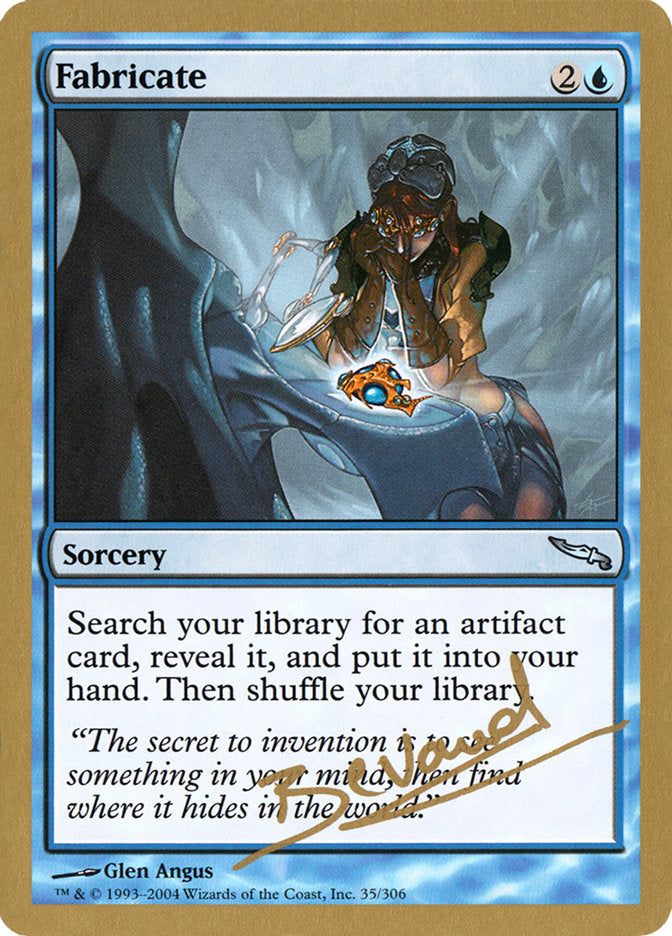 korean mtg cards Fabricate (Manuel Bevand) [World Championship Decks 2004]