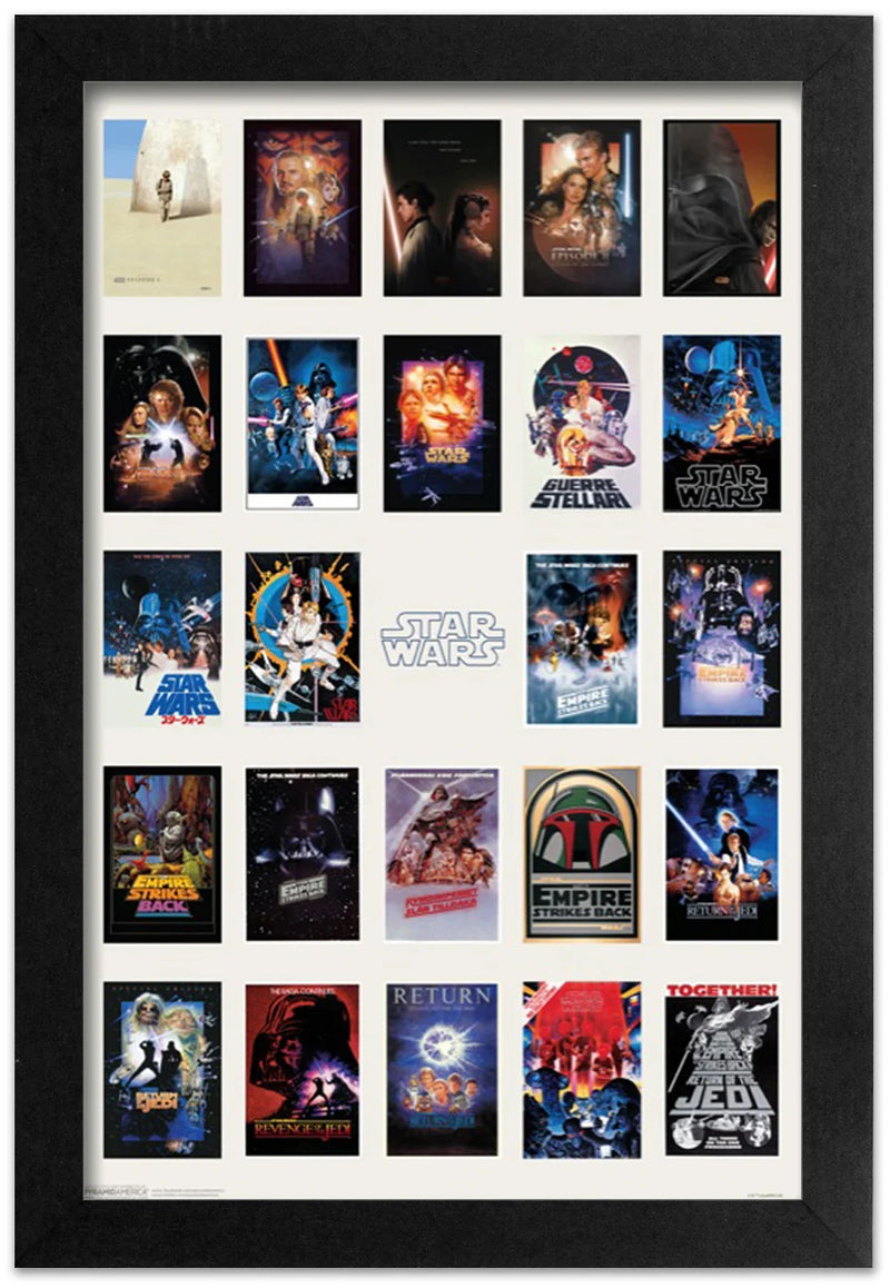 Star Wars Framed Poster: One Sheet Collage