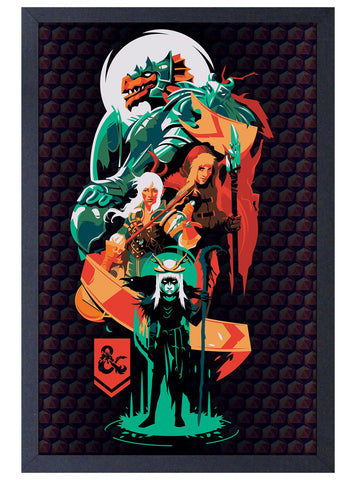 D&D Framed Poster: Against the Odds