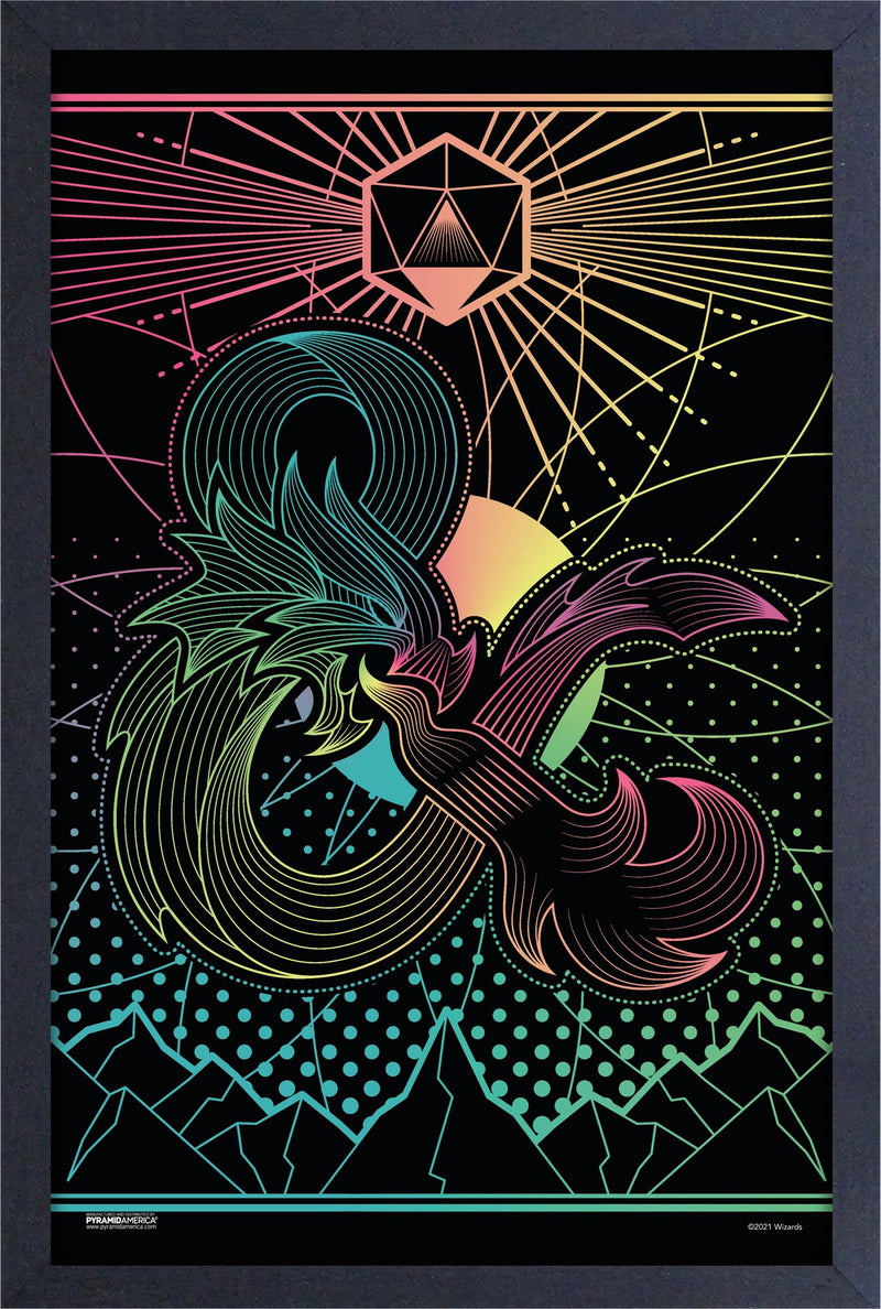D&D Framed Poster: Rainbow