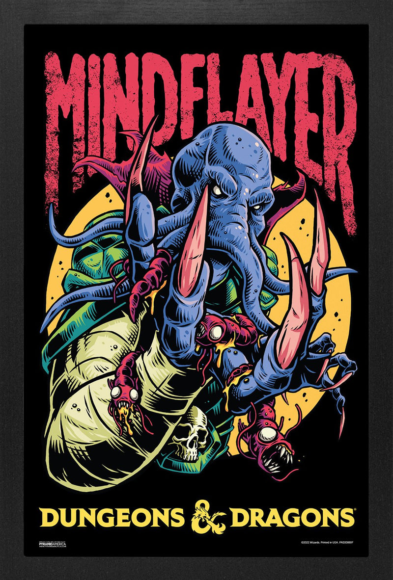 D&D Framed Poster: Mindflayer