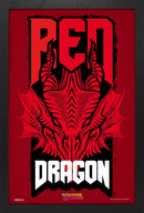 D&D Framed Poster: Red Dragon Head