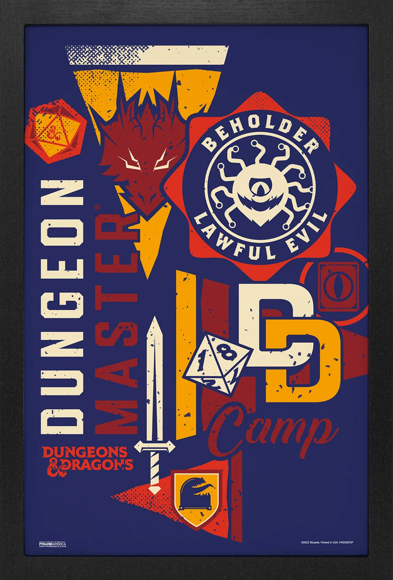 D&D Framed Poster: Dungeon Master Camp