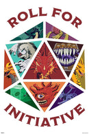 D&D Framed Poster: Roll for Initiative