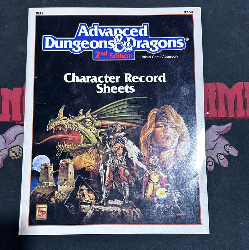 Advanced Dungeons & Dragons 2E: Character Record Sheets (Partial)