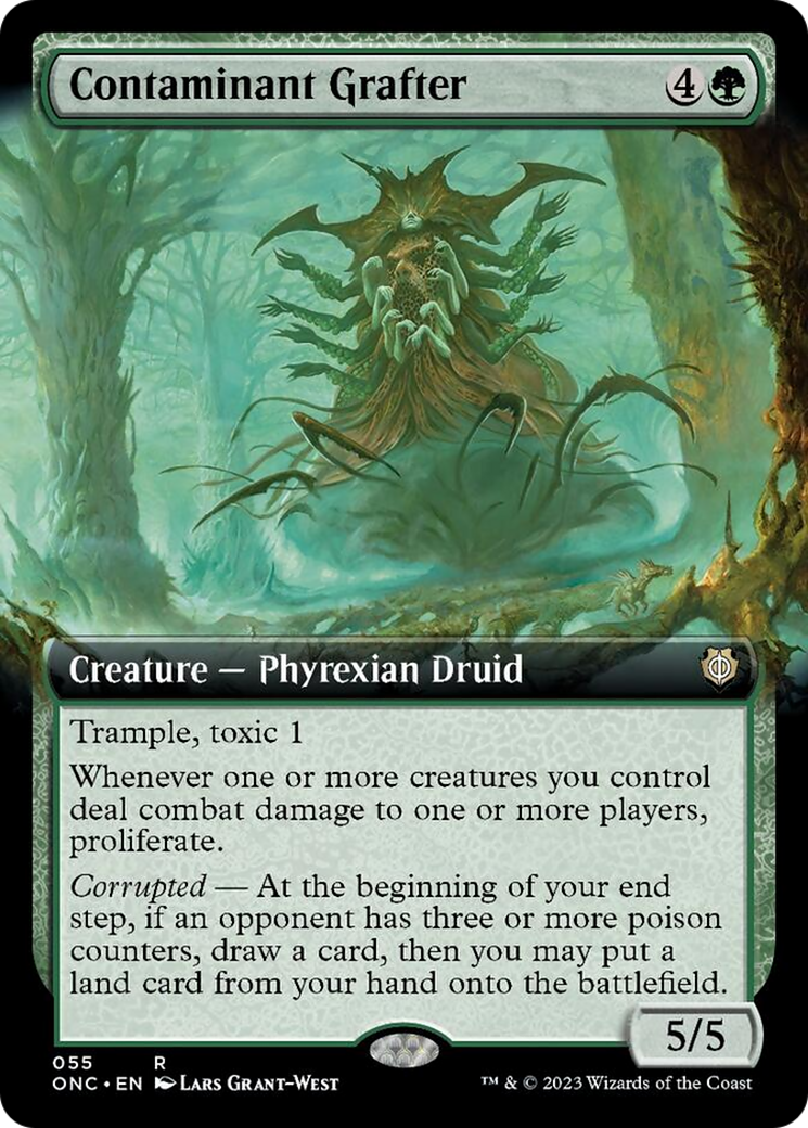 Contaminant Grafter (Extended Art) [Phyrexia: All Will Be One Commande Contaminant Grafter (Extended Art) [Phyrexia: All Will Be One Commande