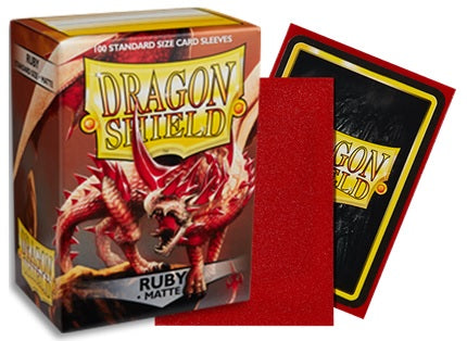 Dragon Shield Sleeves - Ruby Matte