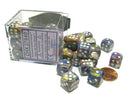 CHX 27840 Carousel/White Festive 12mm d6 Dice Block (36 Dice)