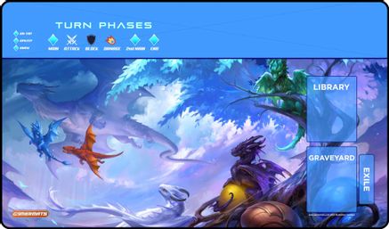 Circle of Life with Magic Compatible Zones Playmat