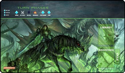 Army of the Dead with Magic Compatible Zones Playmat