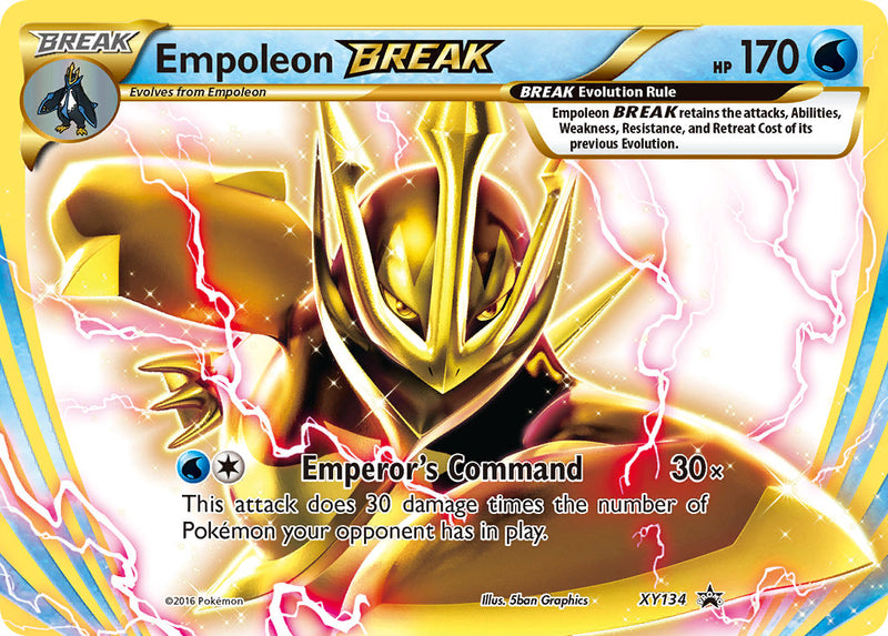 empoleon break pokemon card value Empoleon BREAK (XY134) [XY: Black Star Promos]