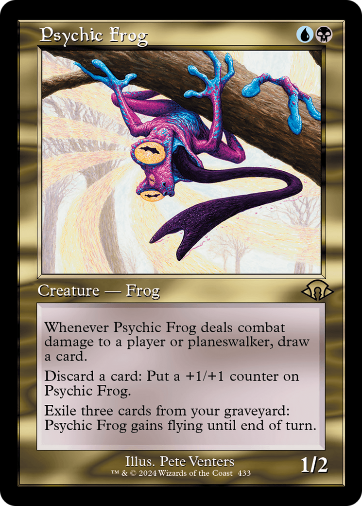 retro mtg cards Magic The Gathering - The Brothers War - Artifacts exile it instead. Psychic Frog (Retro) [Modern Horizons
