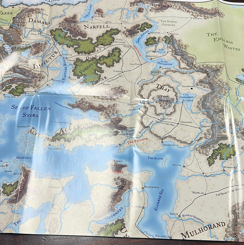 Dragon Magazine Forgotten Realms 4 Map Set