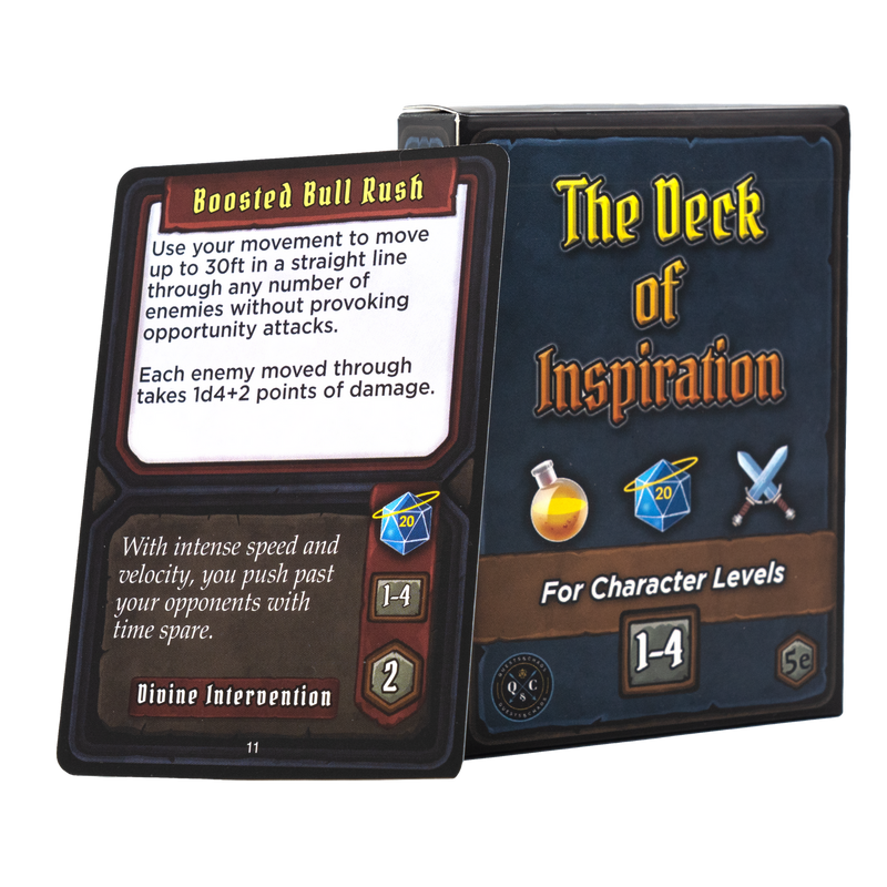 Deck of Inspiration: Lvl 1-4