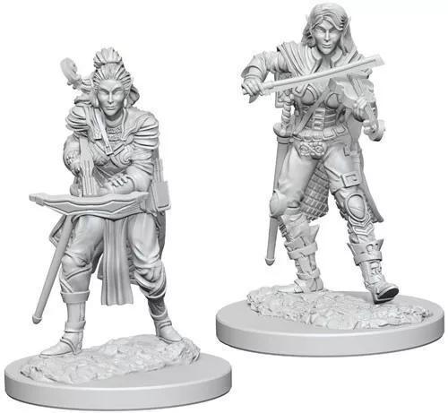 Pathfinder Battles Deep Cuts: Elf Female Bard (unpainted)