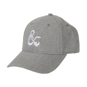 Dungeons & Dragons Embroidered Logo Gray Traditional Adjustable Hat
