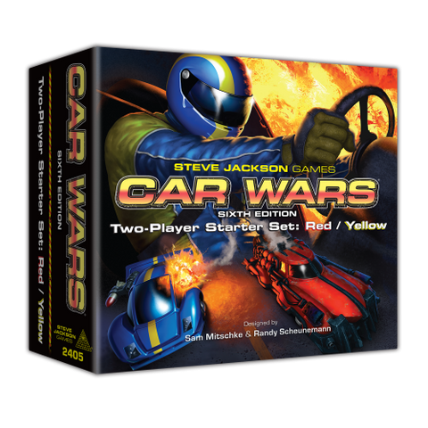 Car Wars Sixth Edition: Two Player Starter Set (Red/Yellow)