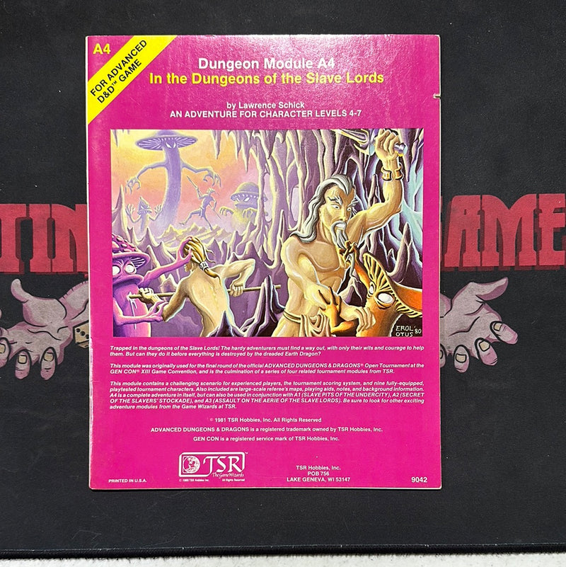 Advanced Dungeons & Dragons 1E: In the Dungeons of the Slave Lords A4 (A)