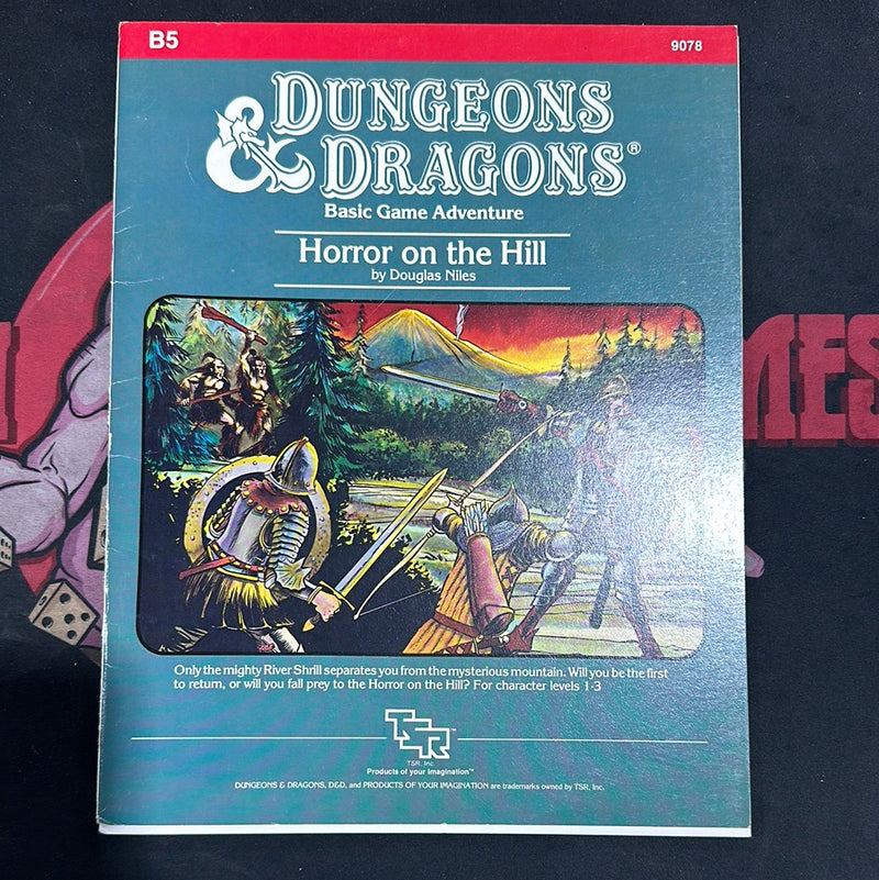 Dungeons & Dragons 1E: Horror on the Hill B5