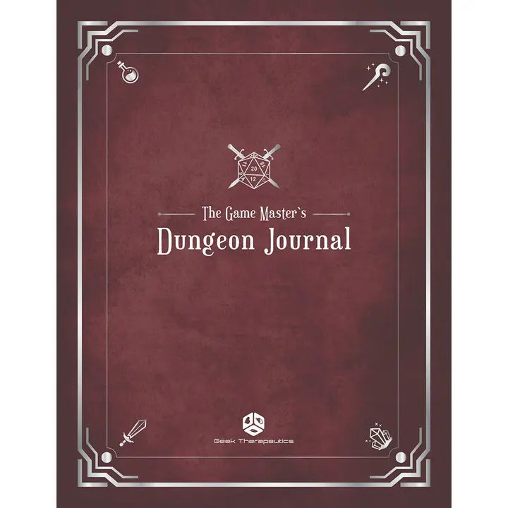 The Game Master's Dungeon Journal (Garnet Red)