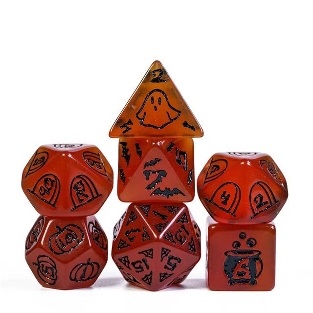 Halloween Dice - Orange