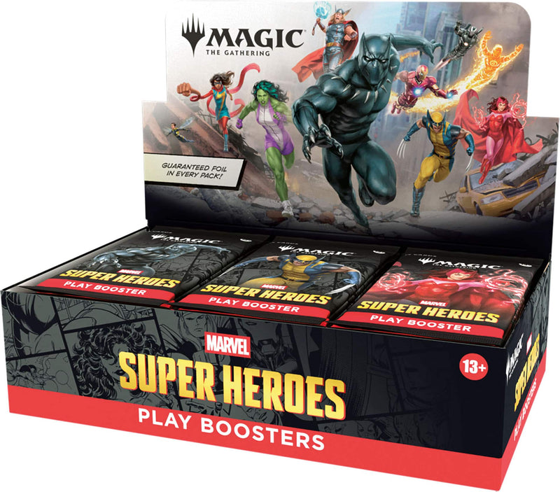 Magic: The Gathering Marvel Super Heroes Play Booster Box (pre-order) LIMIT ONE PER CUSTOMER