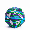 Huge Silicone 55mm D20 - Ocean Blue Multi