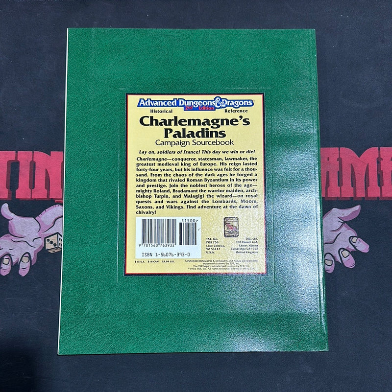 Advanced Dungeons & Dragons 2E: Charlemagne’s Paladins Campaign Sourcebook