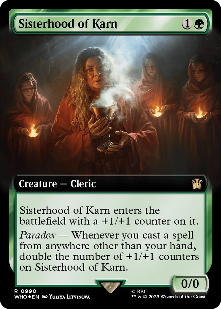 Sisterhood of Karn (Extended Art) (Surge Foil) [Doctor Who]