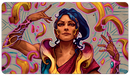 MtG Playmat: The Lost Caverns of Ixalan Saheeli, the Sun’s Brilliance