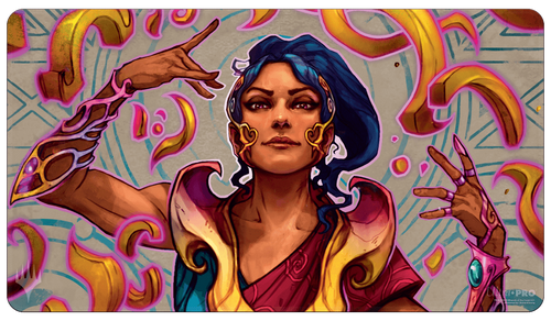 MtG Playmat: The Lost Caverns of Ixalan Saheeli, the Sun’s Brilliance