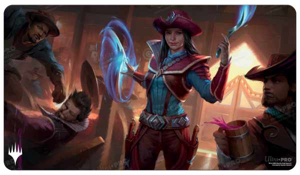 Outlaws of Thunder Junction Stella Lee, Wild Card Standard Gaming Playmat for Magic: The Gathering