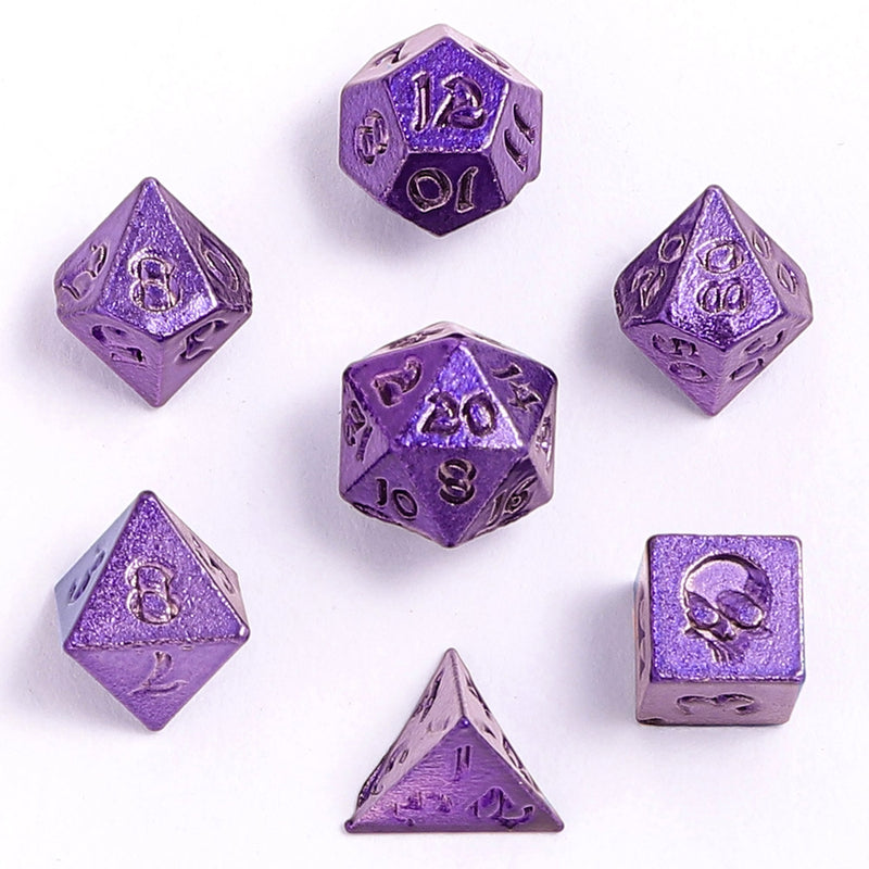 Unseelie Mini Rpg Dice Set - Purple