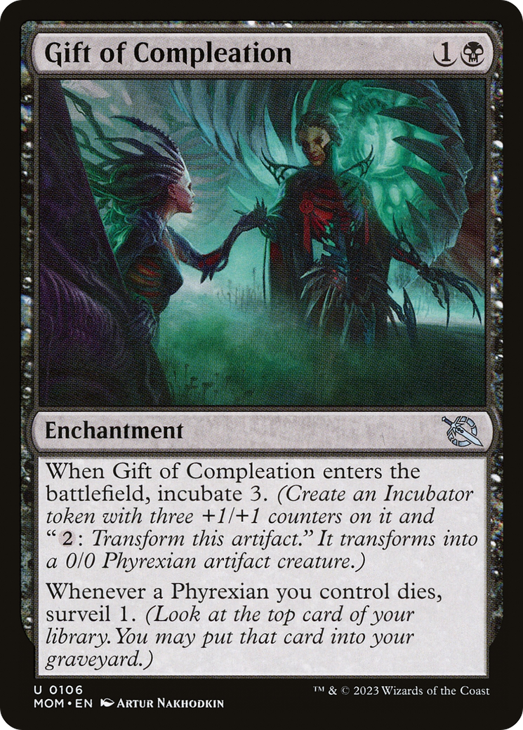 mtg egyptian cards Gift of Compleation [March of the Machine]