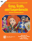 Old School Adventures Accessory RS1: Fang, Faith and Legerdemain
