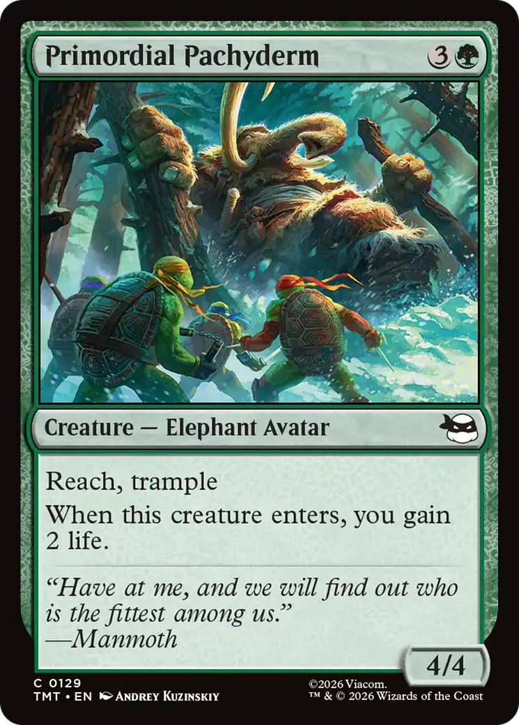 Primordial Pachyderm [Teenage Mutant Ninja Turtles]