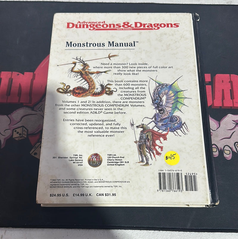 Advanced Dungeons & Dragons 2E: Monstrous Manual B