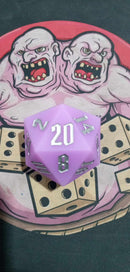 Huge Silicone 55mm D20 - Purple Glowing
