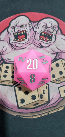 Huge Silicone 55mm D20 - Hot Pink