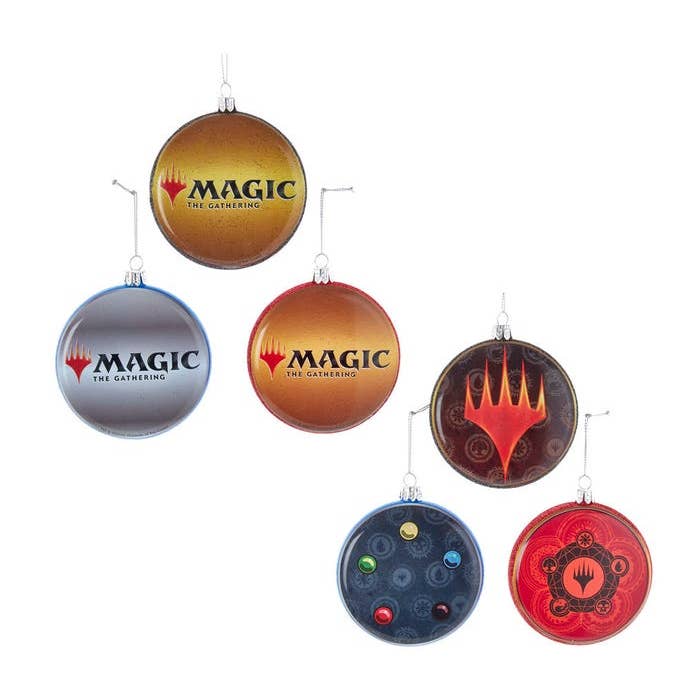 100mm Magic the Gathering Disc Christmas Tree Ornament